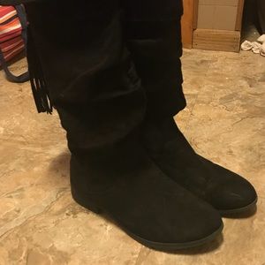 Justice black boots